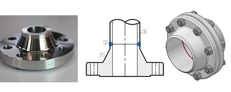 DIN 2316 PN6 weld neck flange