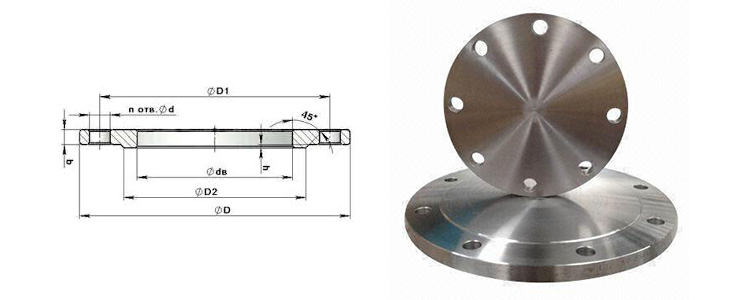 PN16 stainless steel Forged Blind flange 